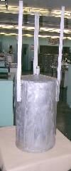  STAINLESS STEEL tanks, shallow cone bottom,